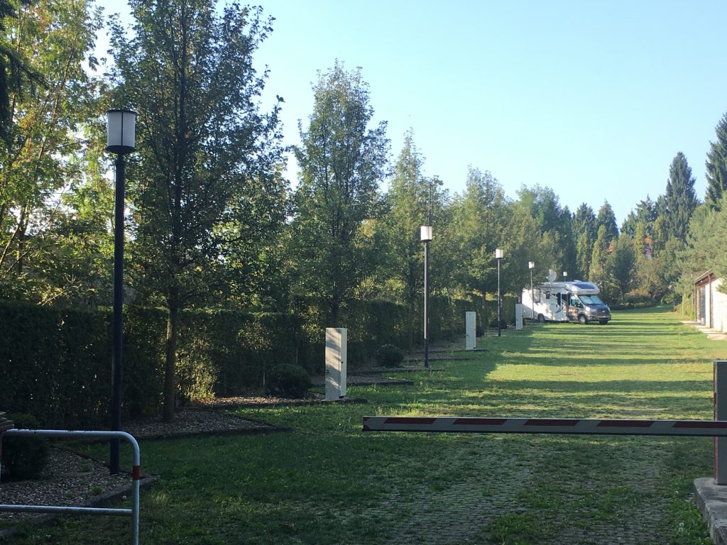 Area sosta camper Parco Burcina