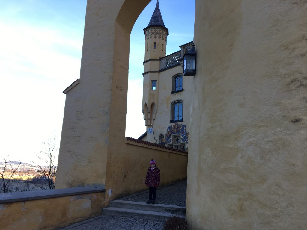 Castello Hohenschwangau giardino torre MammaInViaggio