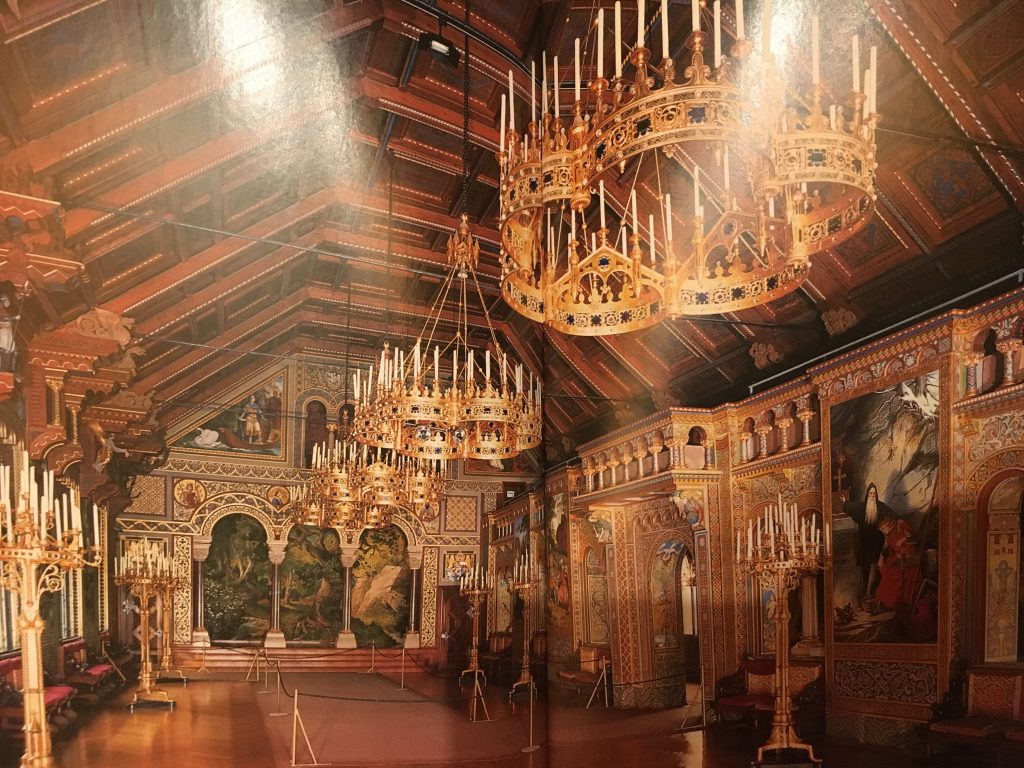 Castello di Neuschwanstein Sala dei Cantori MammaInViaggio