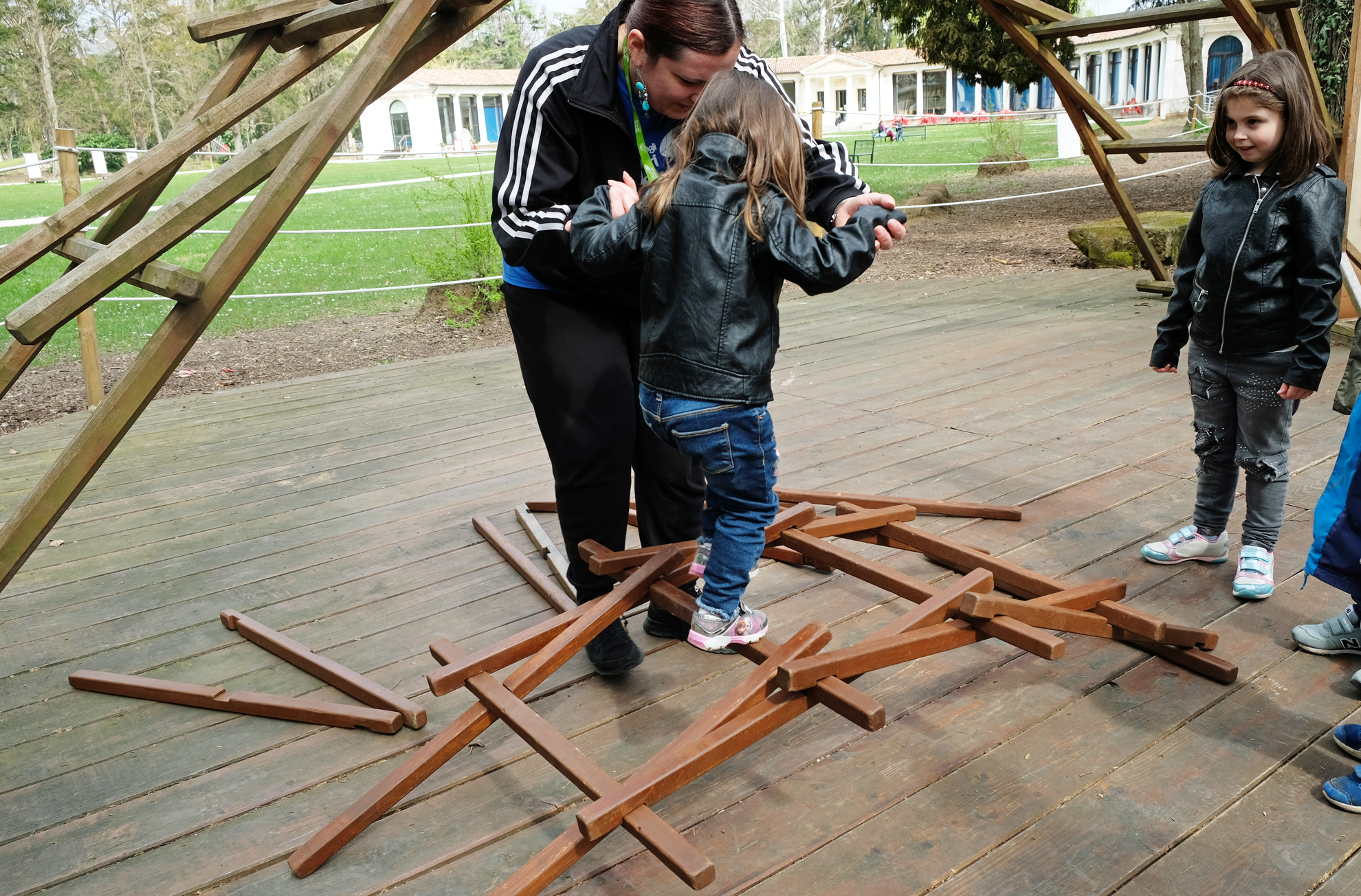 Parco degli Alberi Parlanti Le macchine di Leonardo MammaInViaggio