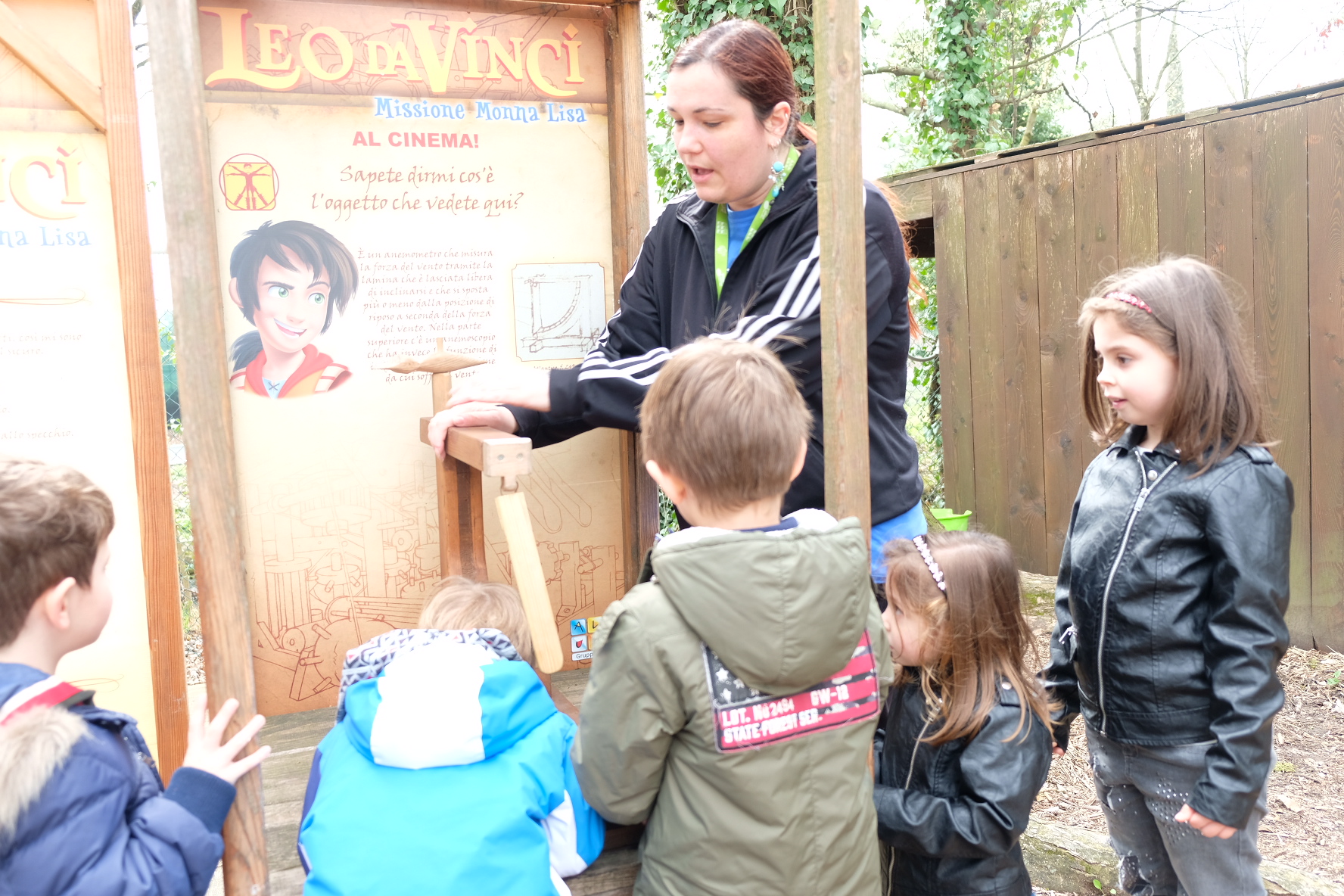 Parco degli Alberi Parlanti Le macchine di Leonardo MammaInViaggio