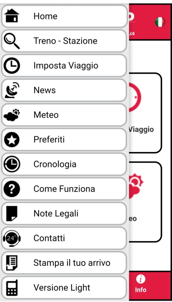 Viaggiatreno mobile versione light