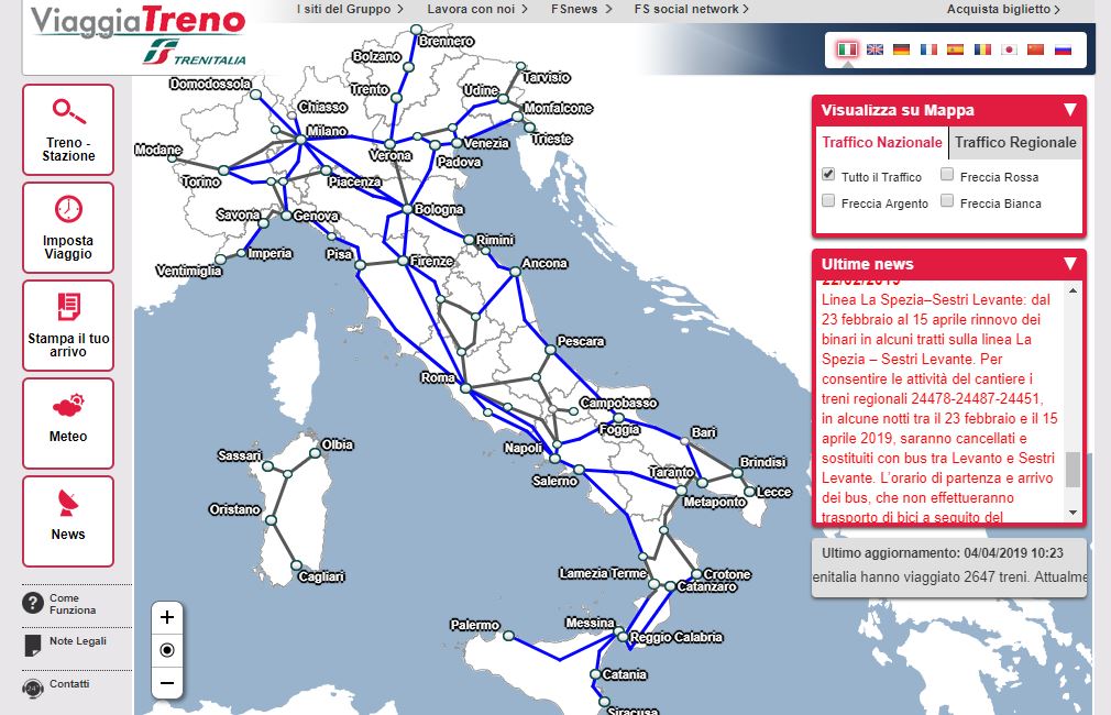 Viaggiatreno Homepage MammaInViaggio