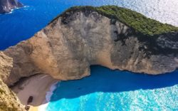 Grecia Isola di Zante spiaggia del relitto Zante