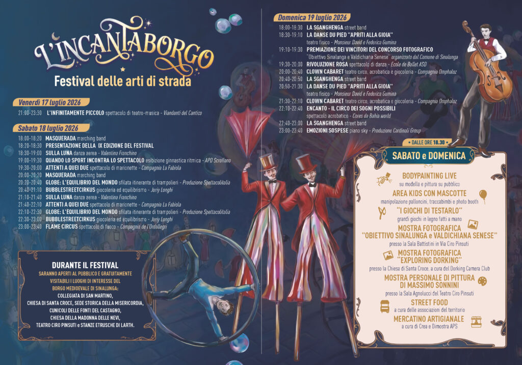 L’Incantaborgo programma