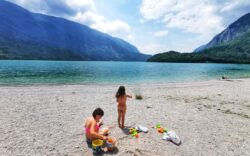 giochi in Spiaggia Lago di Molveno