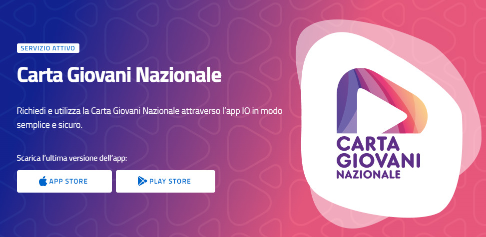carta giovani nazionale