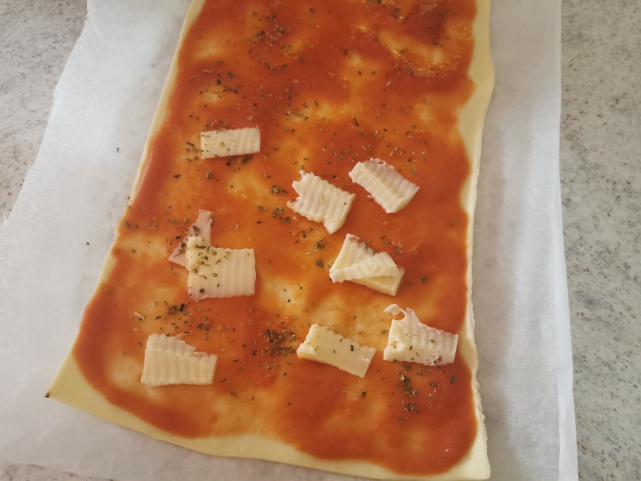 Pizzette arrotolate
