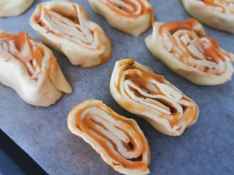 Pizzette arrotolate