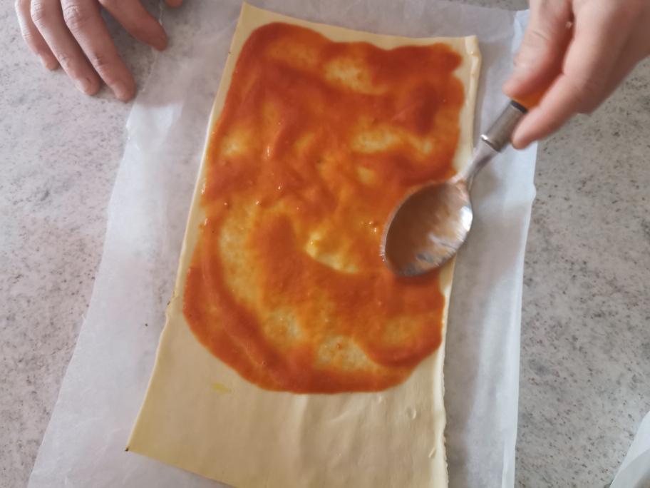 Pizzette arrotolate