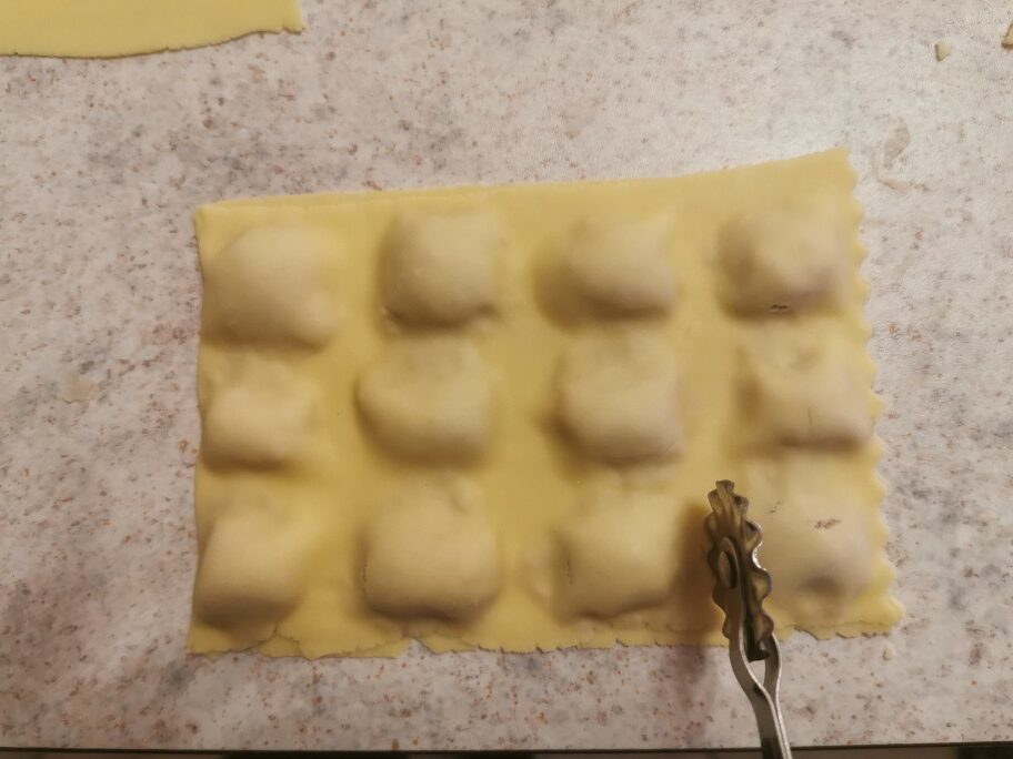 Agnolotti piemontesi - taglio