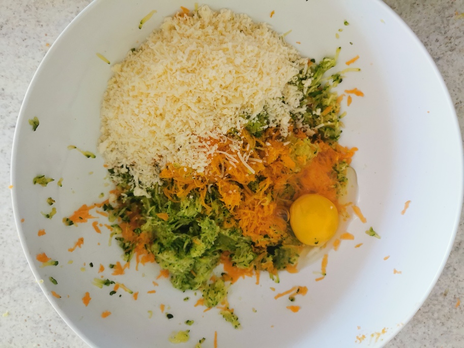 Muffin di verdure impasto