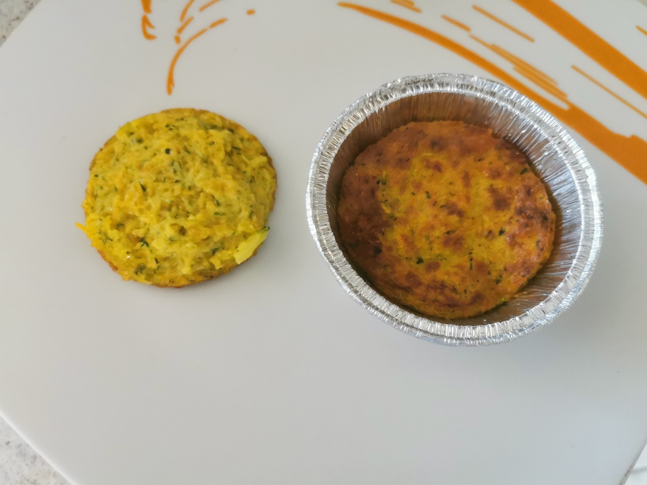 Muffin di verdure pirottino alluminio
