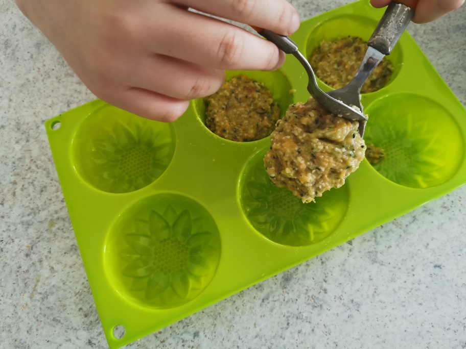 Muffin di verdure stampo silicone