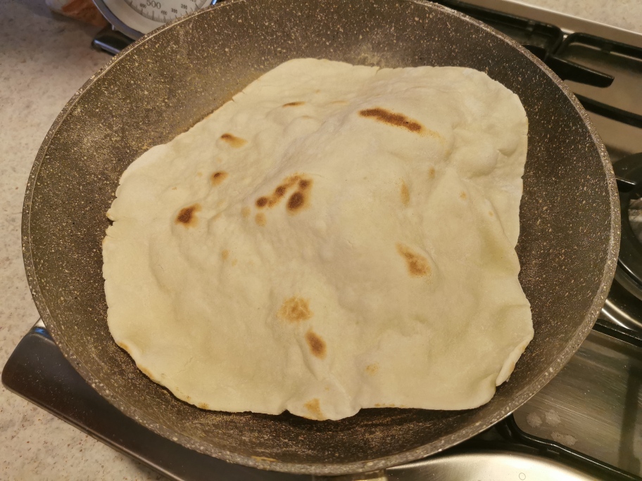 Piadina senza glutine cottura in padella
