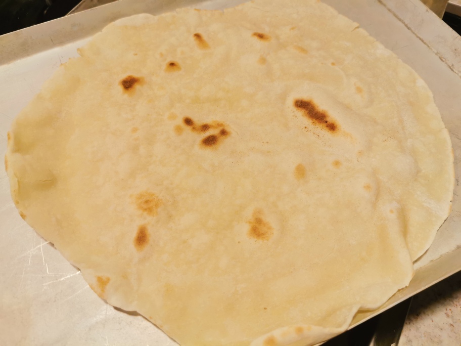 Piadina senza glutine cottura