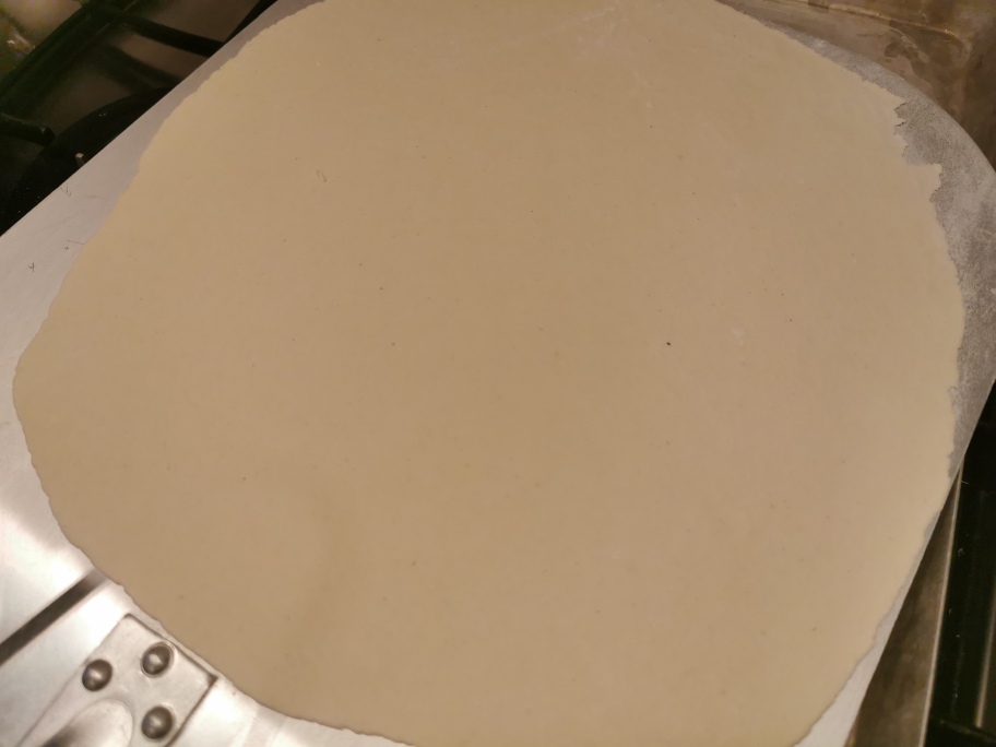 Piadina senza glutine stesa