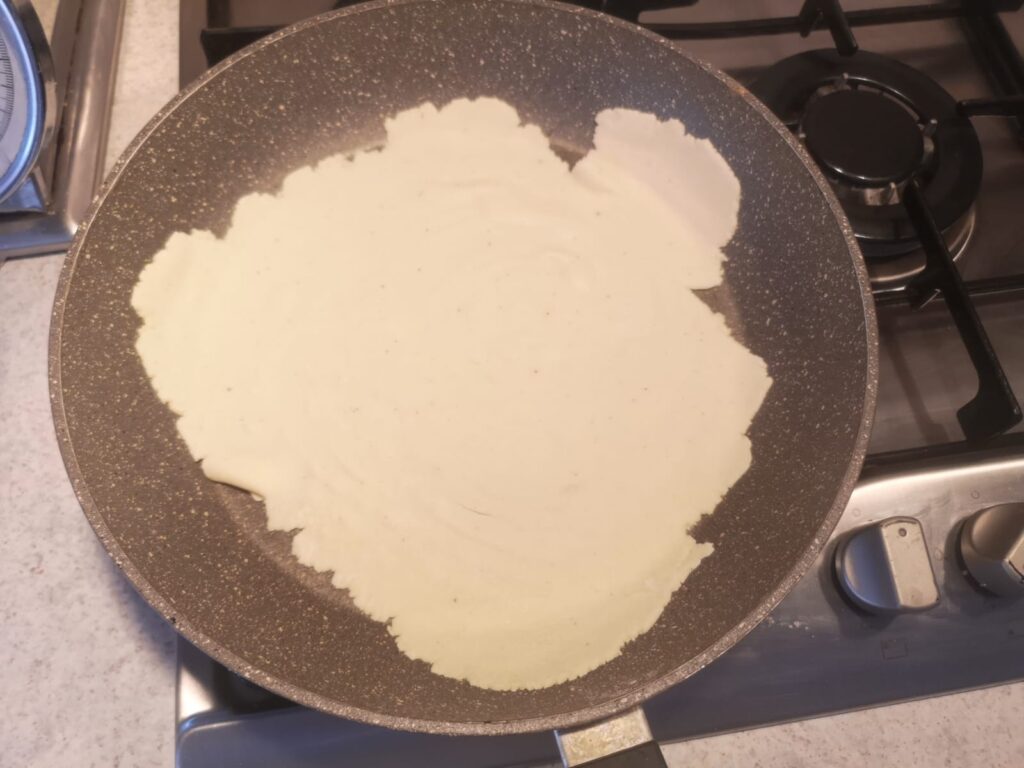 Crescia sfogliata cottura