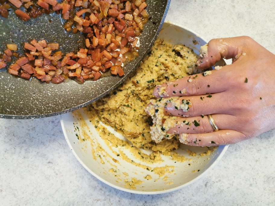canederli senza glutine preparazione