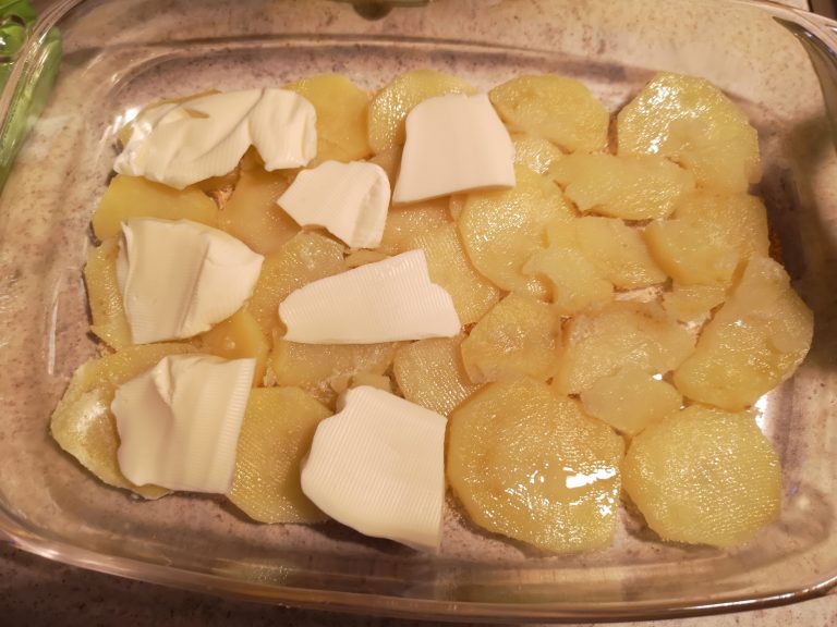 gratin di patate e spinaci