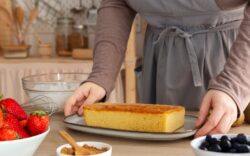 Plumcake senza glutine con mele noci uvetta