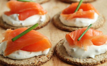 tartine al salmone