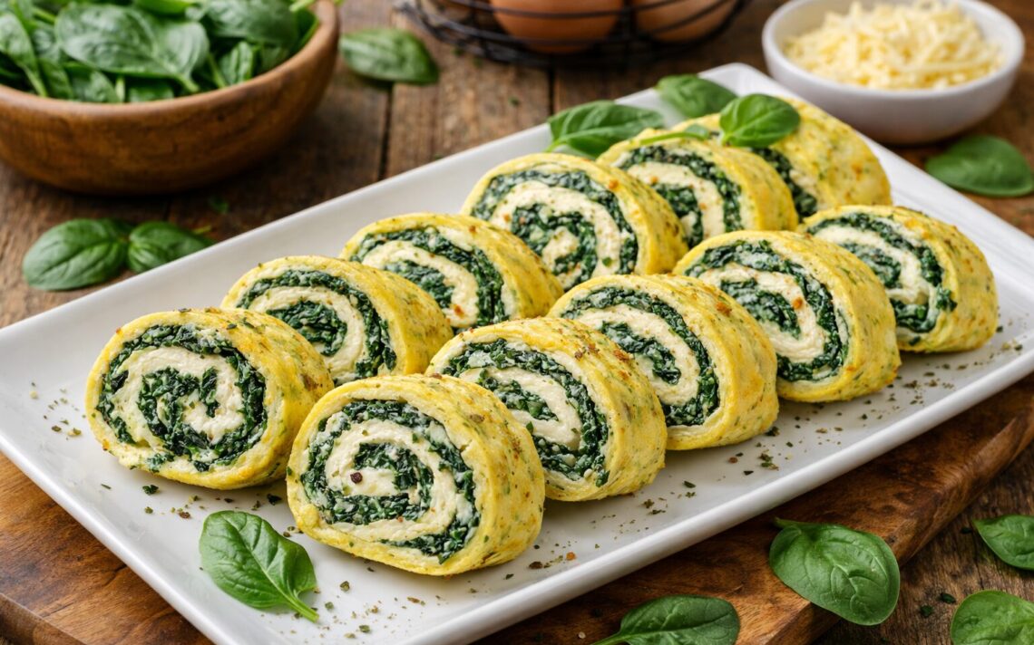 frittata arrotolata spinaci formaggio