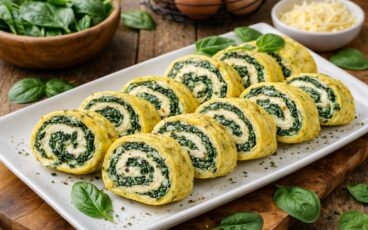 frittata arrotolata spinaci formaggio
