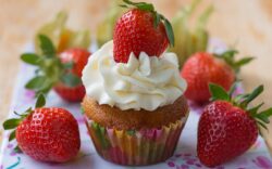 muffin alle fragole