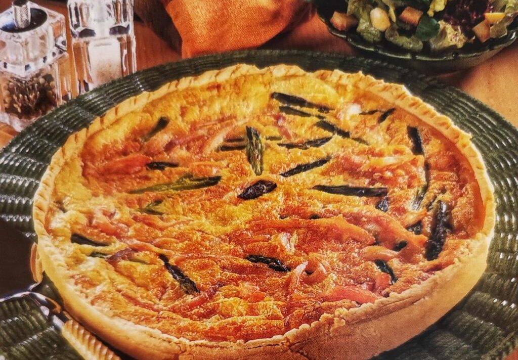 Torta salata asparagi salmone senza glutine