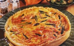 Torta salata asparagi salmone senza glutine