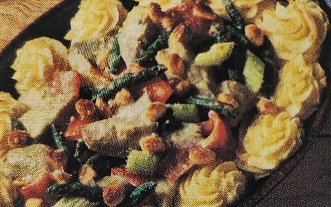 verdure gratinate alle arachidi