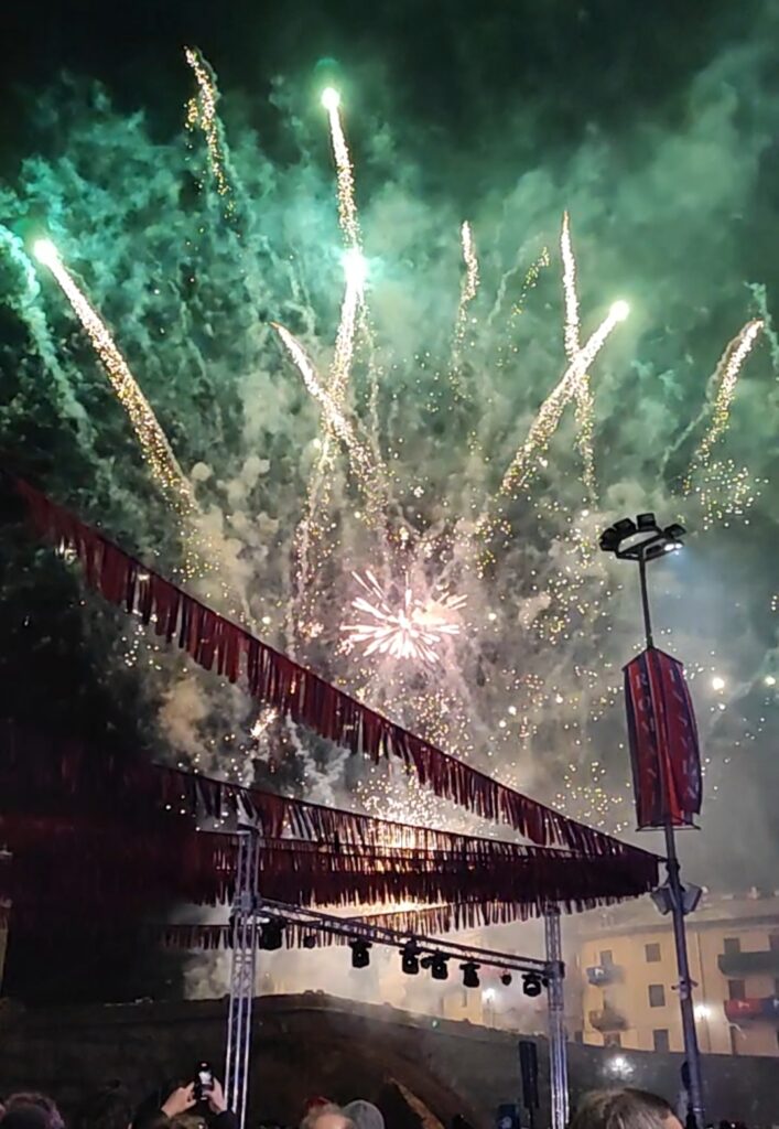 Carnevale Pont Saint Martin Fuochi artificio