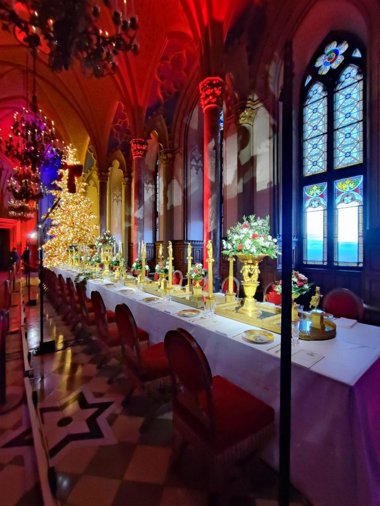 Burg Hohenzollern sala da pranzo