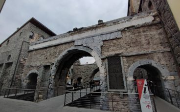 aosta con bambini Porta pretoria