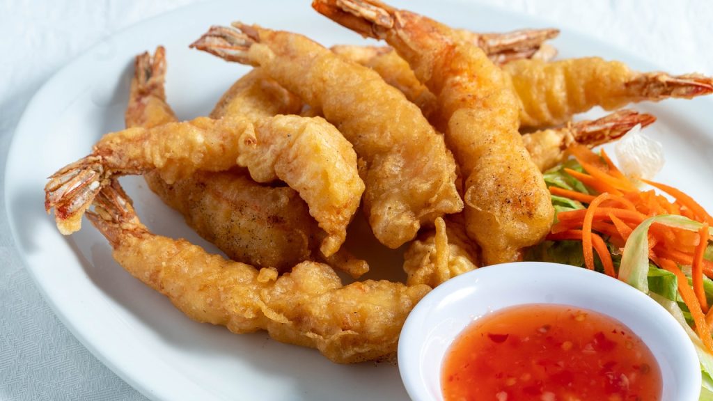 tempura di gamberi