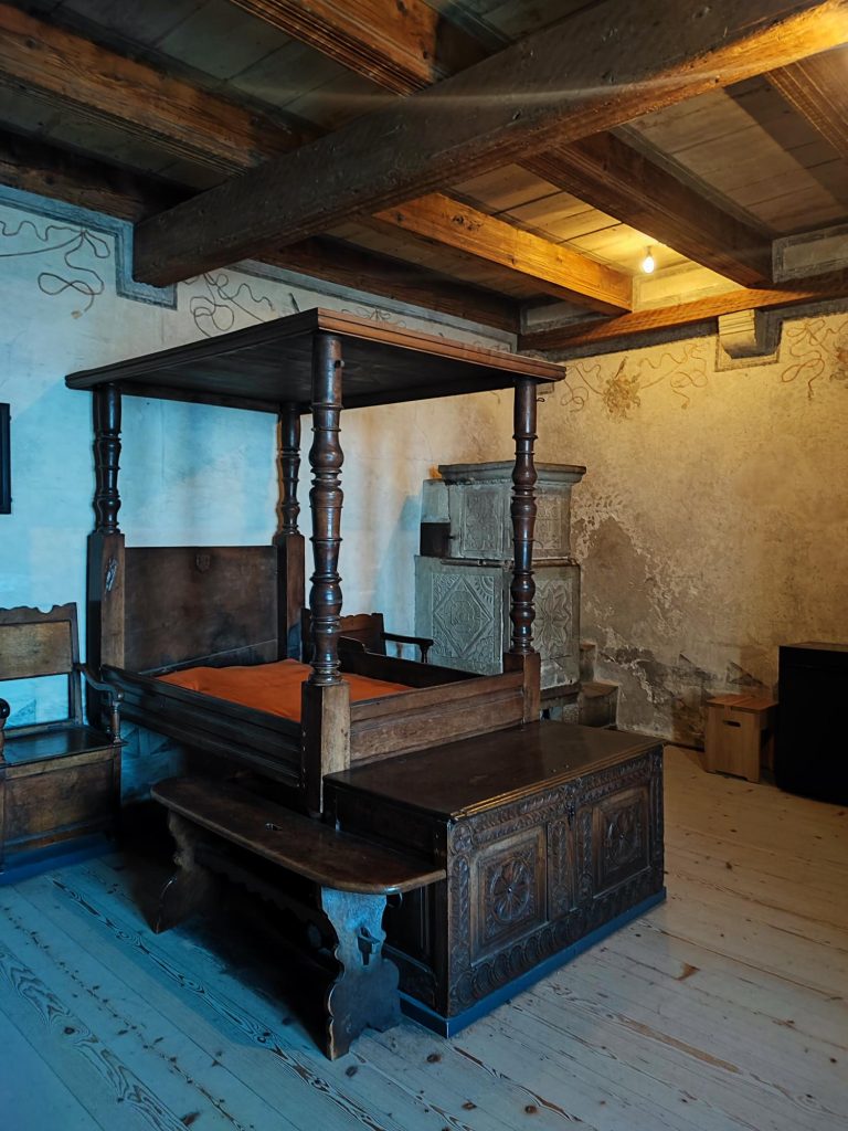 castello di chillon camera da letto