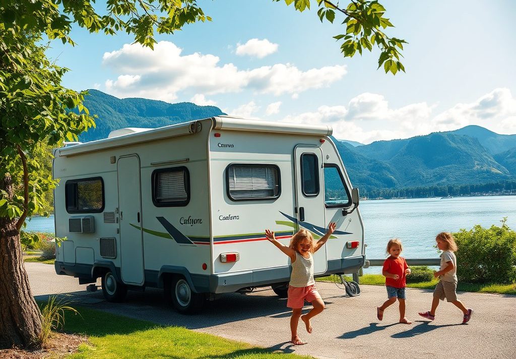 Weekend in camper a Montreux con bambini
