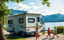 Weekend in camper a Montreux con bambini