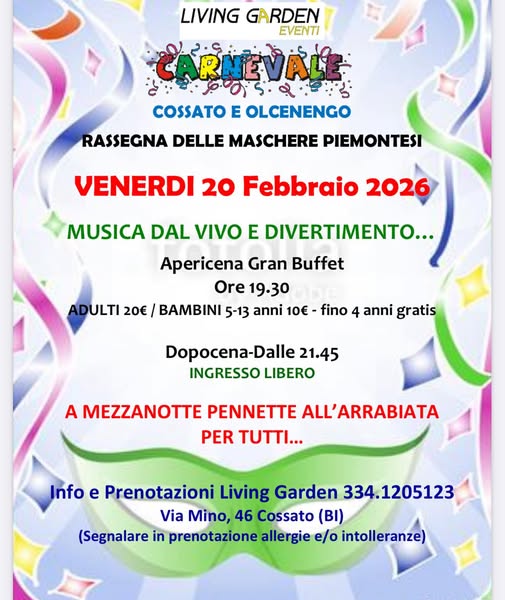 carnevale cossato 2026