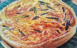 Quiche agli asparagi e salmone senza glutine e senza latte