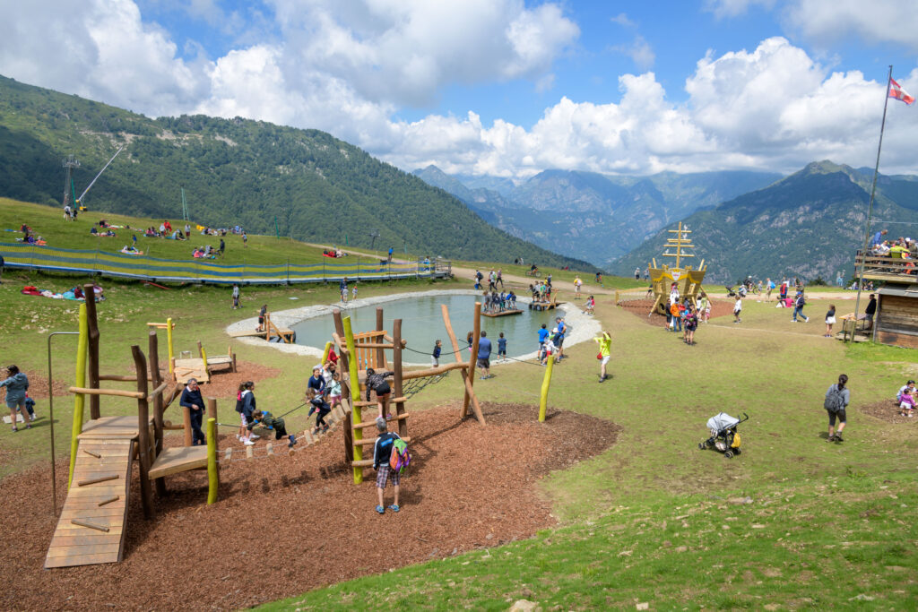 Alpe di Mera parco giochi montagna