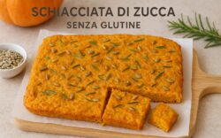 schiacciata di zucca senza glutine