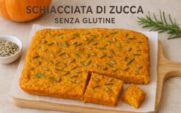 schiacciata di zucca senza glutine