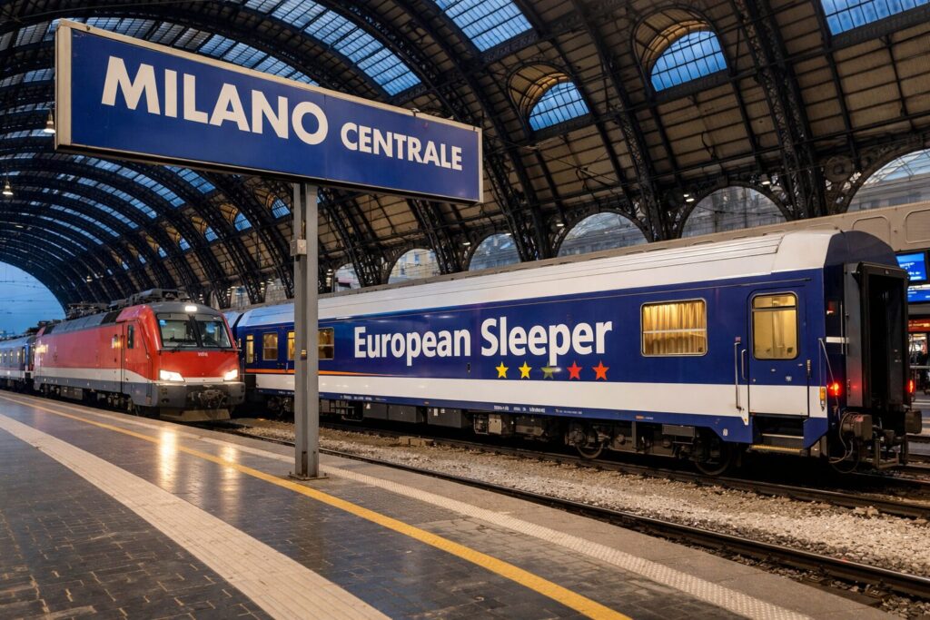 treno notte european sleeper milano