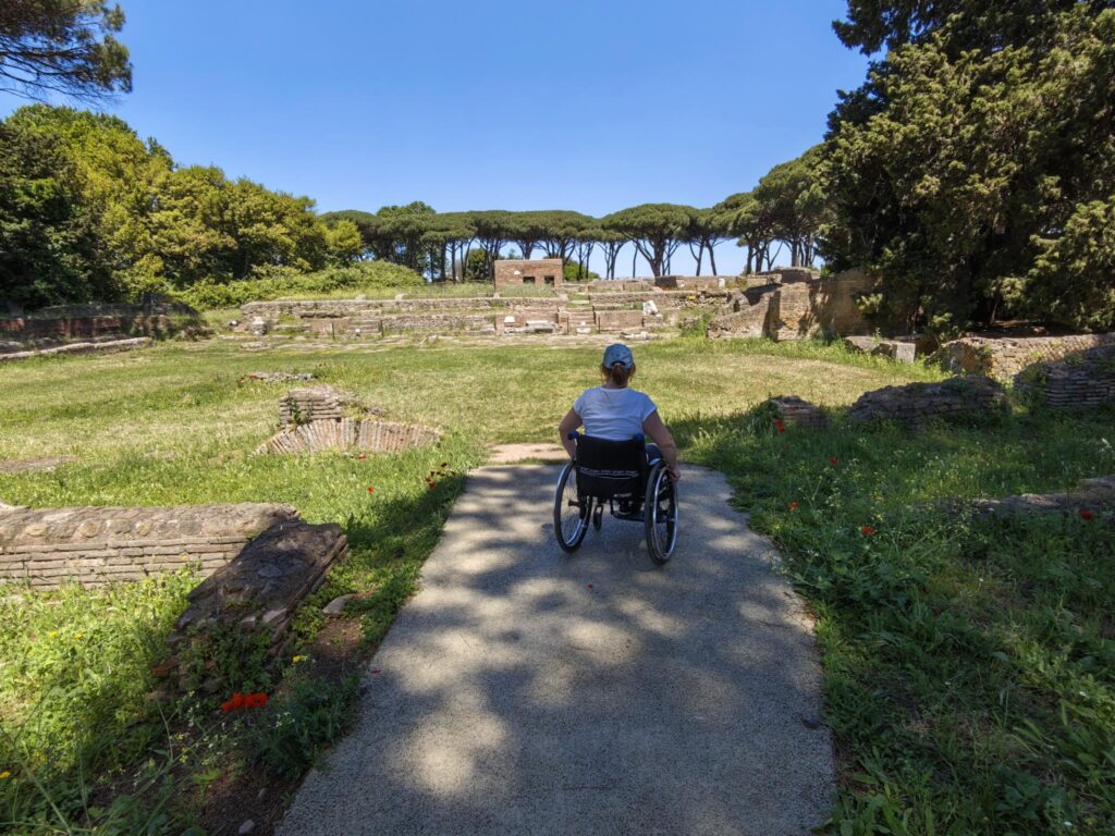 Ostia antica accessibilità