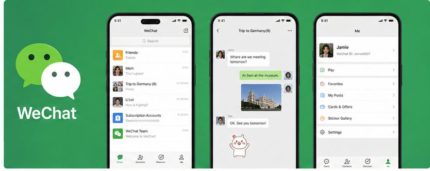 wechat app cina