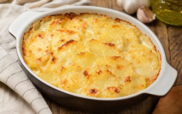 Tortino di patate al gratin