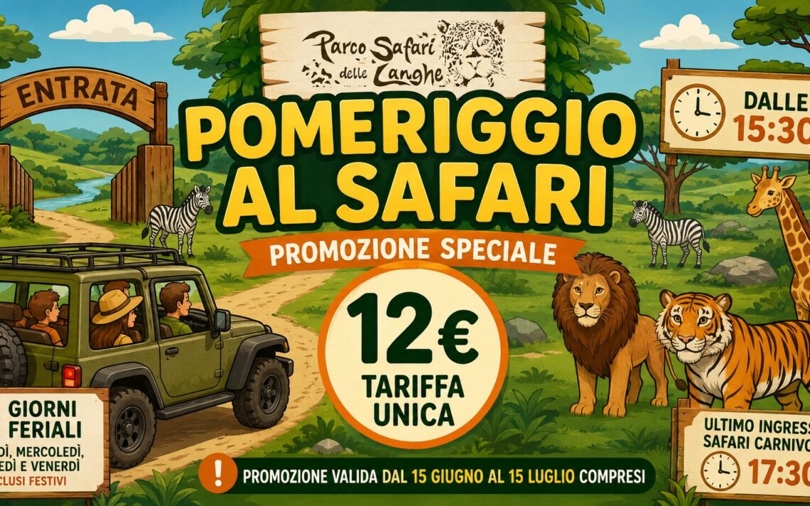 safari delle langhe promo 2026
