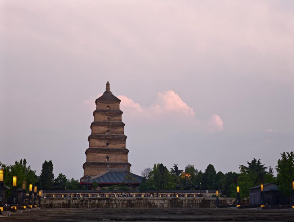 Pagoda grande oca selvatica xi'an